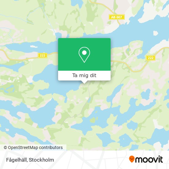 Fågelhäll karta