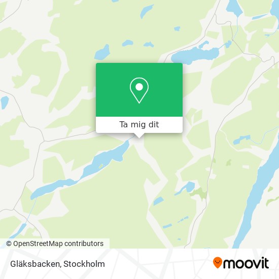 Gläksbacken karta