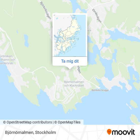 Björnömalmen karta