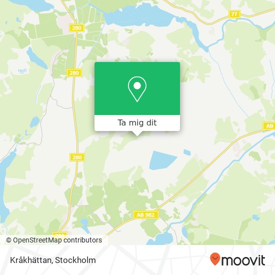 Kråkhättan karta