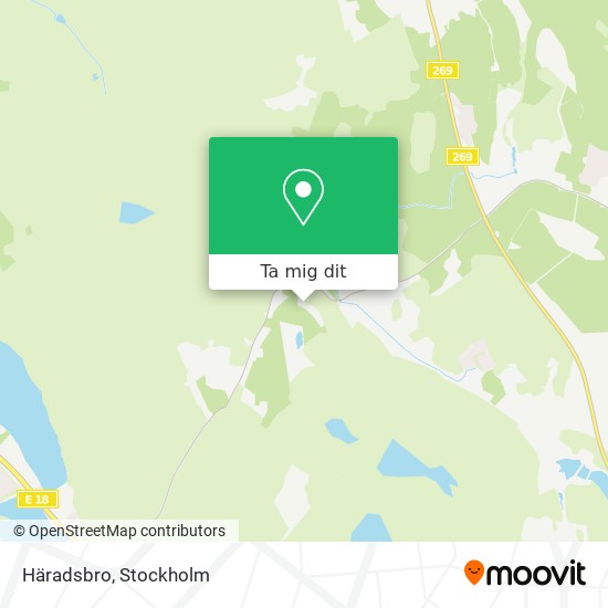 Häradsbro karta