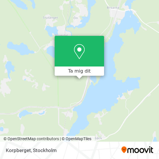 Korpberget karta