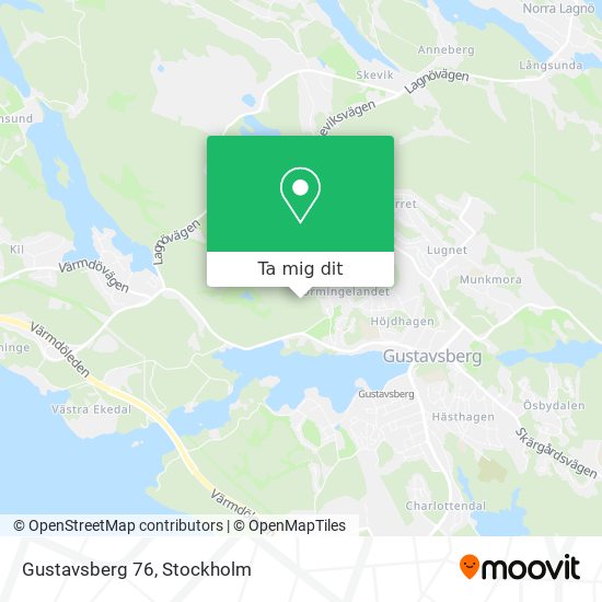 Gustavsberg 76 karta
