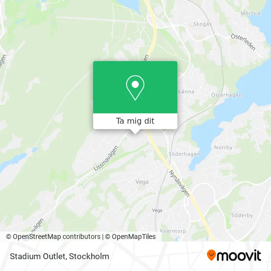 Stadium Outlet karta