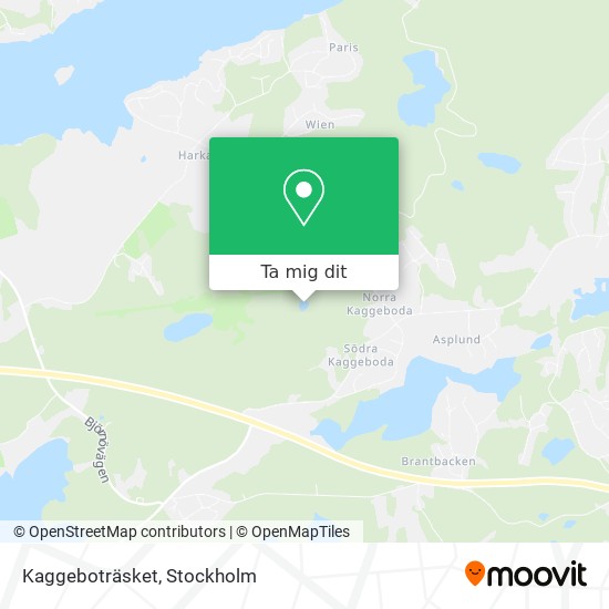 Kaggeboträsket karta