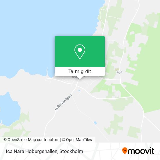 Ica Nära Hoburgshallen karta