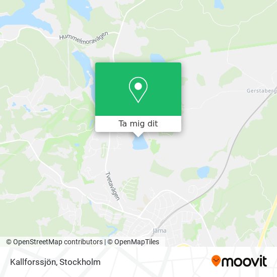 Kallforssjön karta