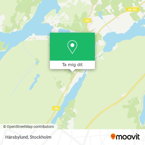 Härsbylund karta