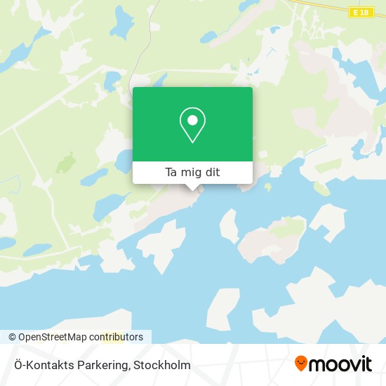 Ö-Kontakts Parkering karta