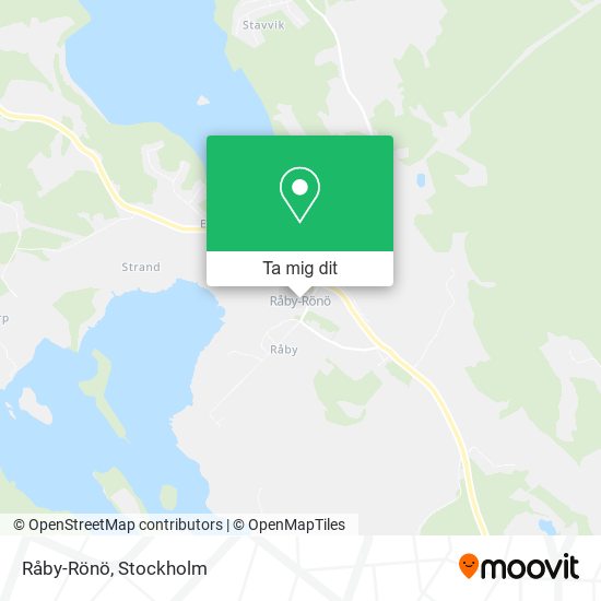 Råby-Rönö karta
