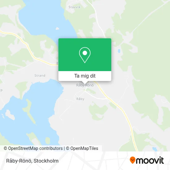 Råby-Rönö karta