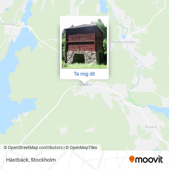 Hästbäck karta