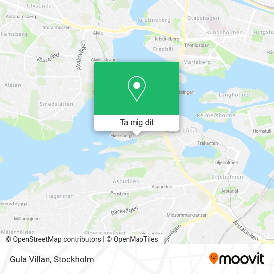 Gula Villan karta