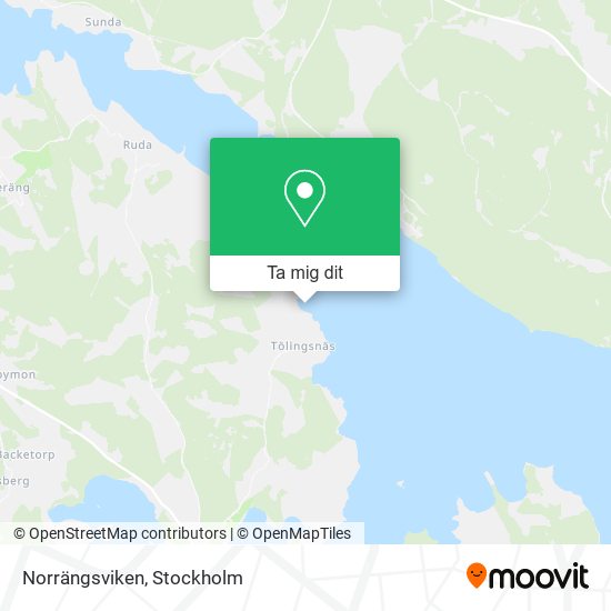 Norrängsviken karta