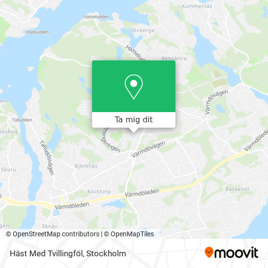 Häst Med Tvillingföl karta