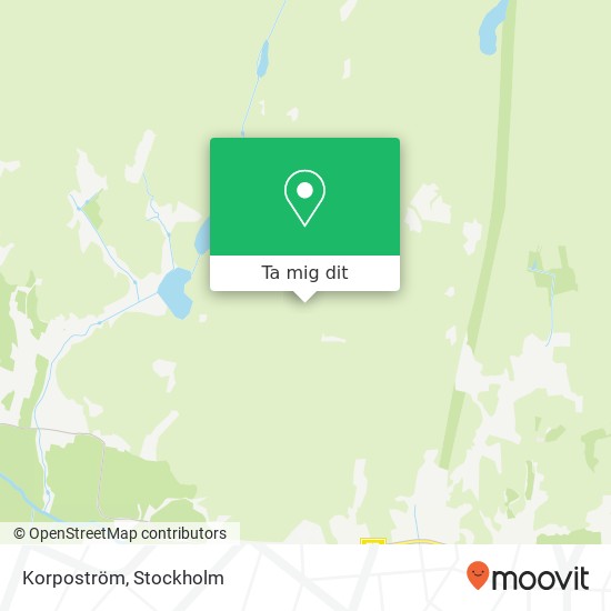 Korpoström karta