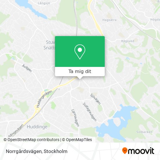 Norrgårdsvägen karta