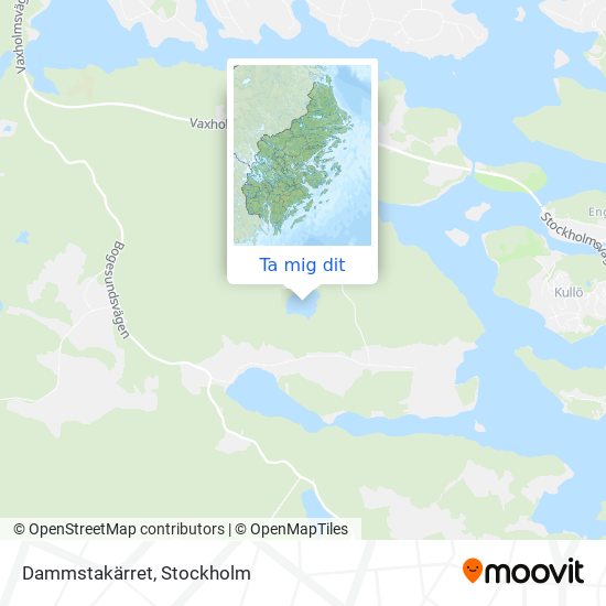 Dammstakärret karta