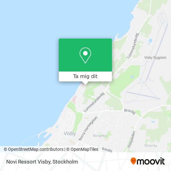 Novi Ressort Visby karta