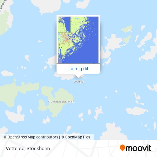 Vettersö karta