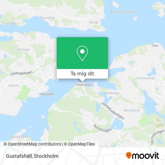Gustafshäll karta