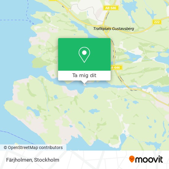 Färjholmen karta