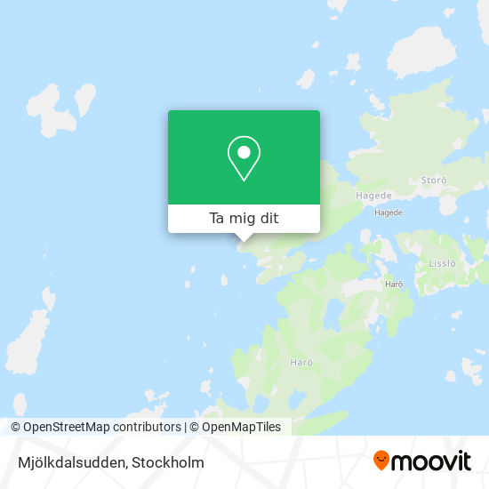 Mjölkdalsudden karta