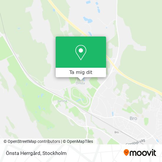 Önsta Herrgård karta