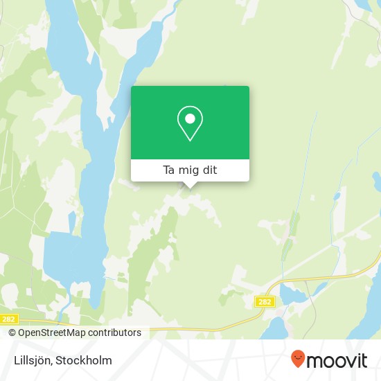 Lillsjön karta