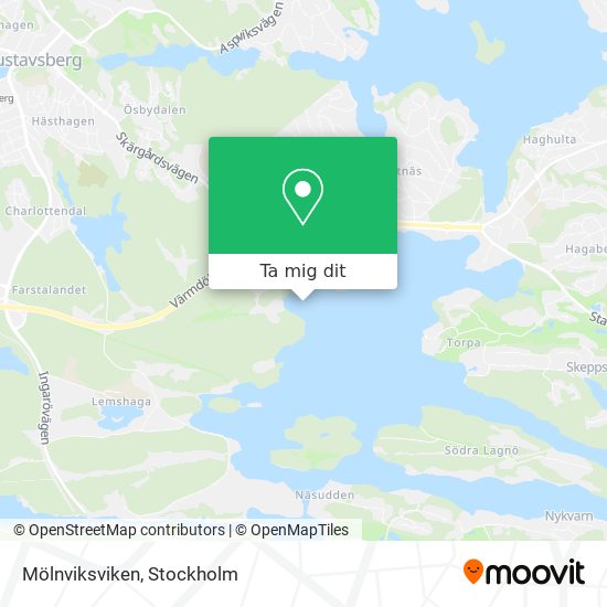 Mölnviksviken karta