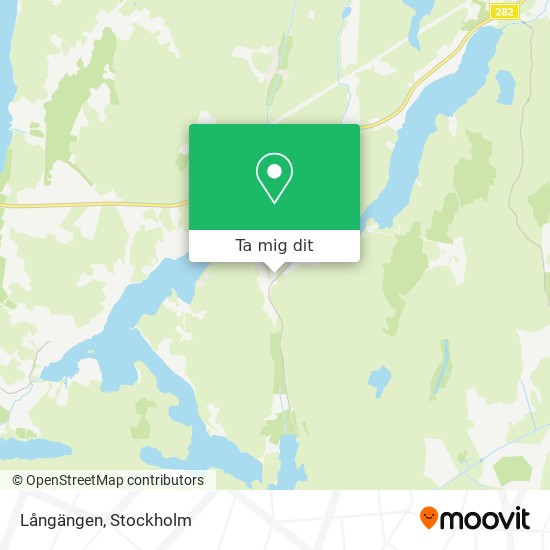 Långängen karta