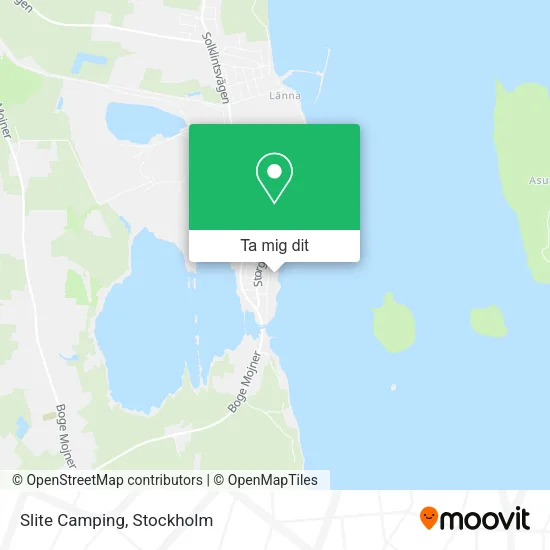 Slite Camping karta