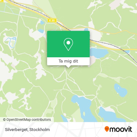 Silverberget karta