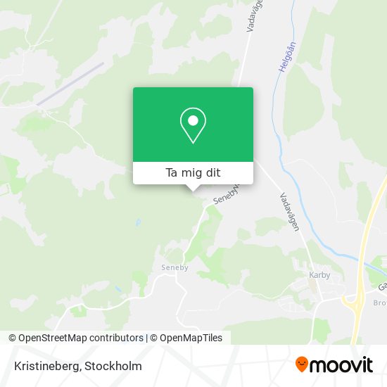 Kristineberg karta