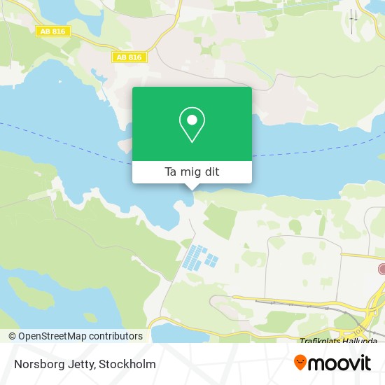 Norsborg Jetty karta
