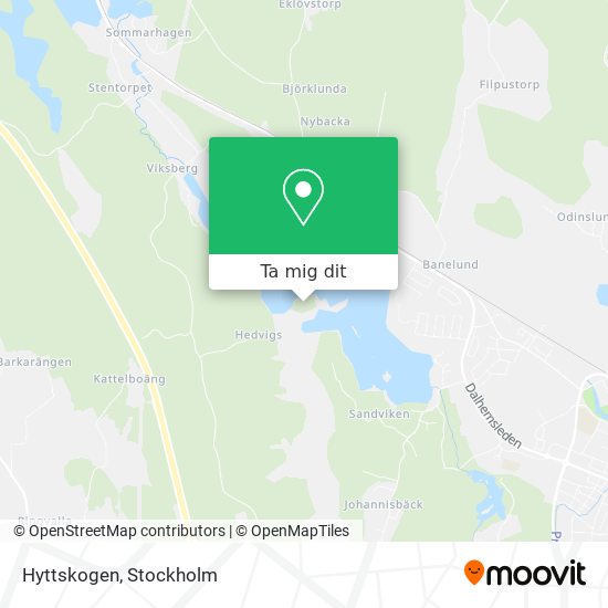 Hyttskogen karta