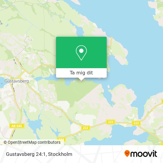 Gustavsberg 24:1 karta
