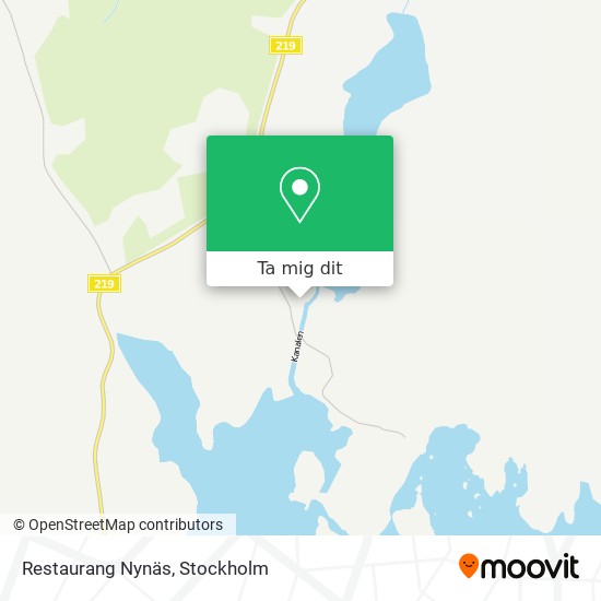 Restaurang Nynäs karta