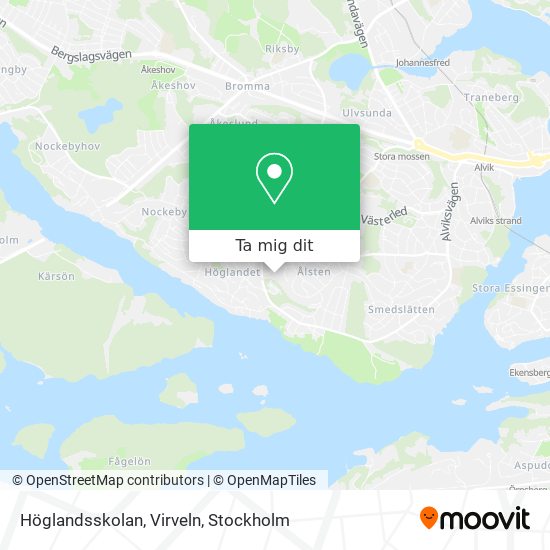 Höglandsskolan, Virveln karta