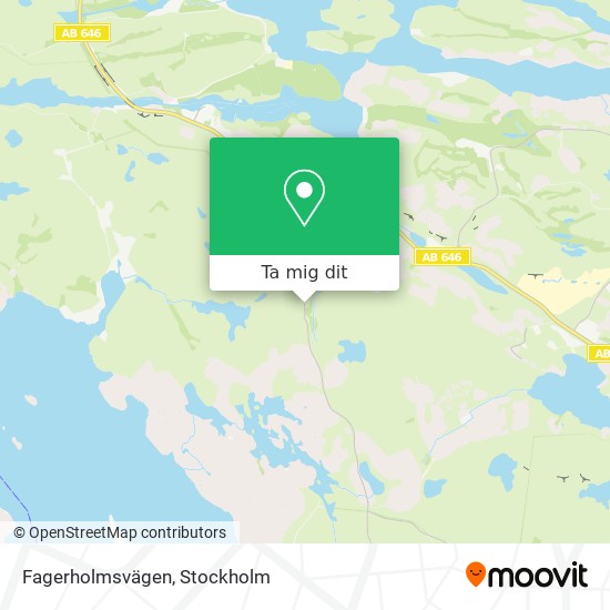 Fagerholmsvägen karta