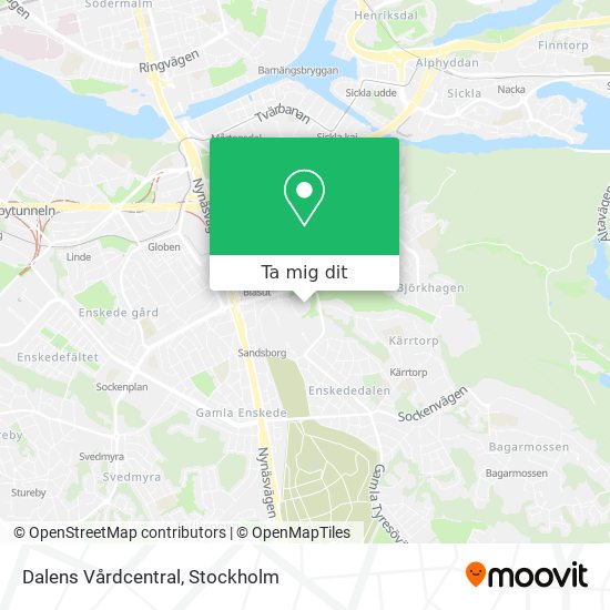 Dalens Vårdcentral karta
