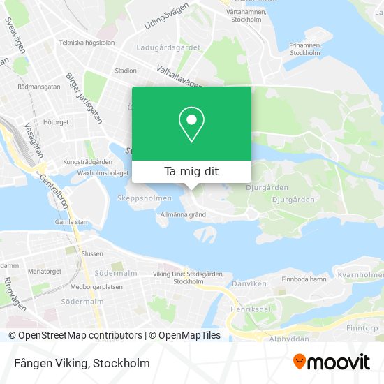 Fången Viking karta