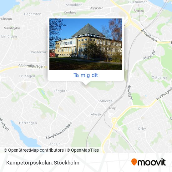 Kämpetorpsskolan karta