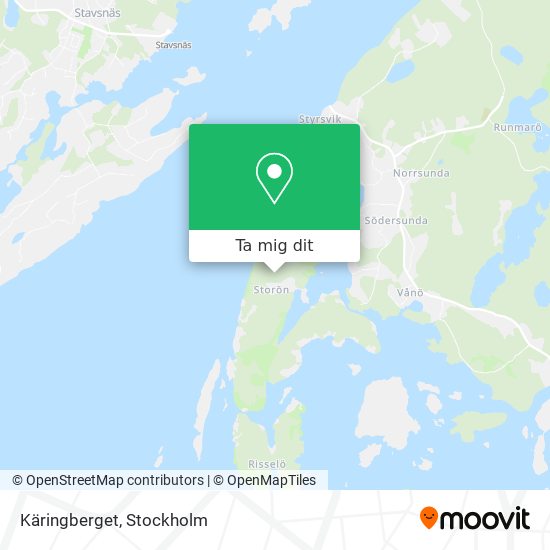 Käringberget karta