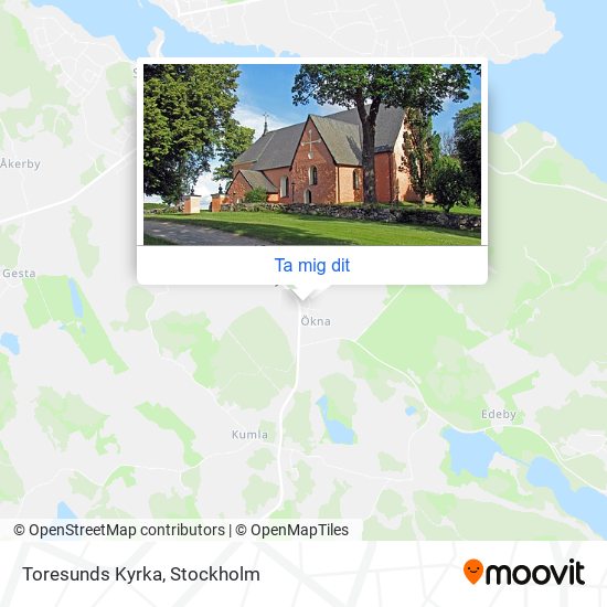 Toresunds Kyrka karta