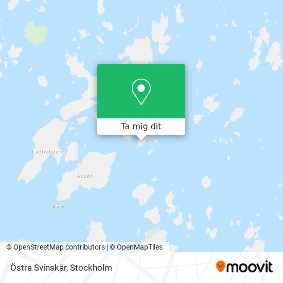 Östra Svinskär karta