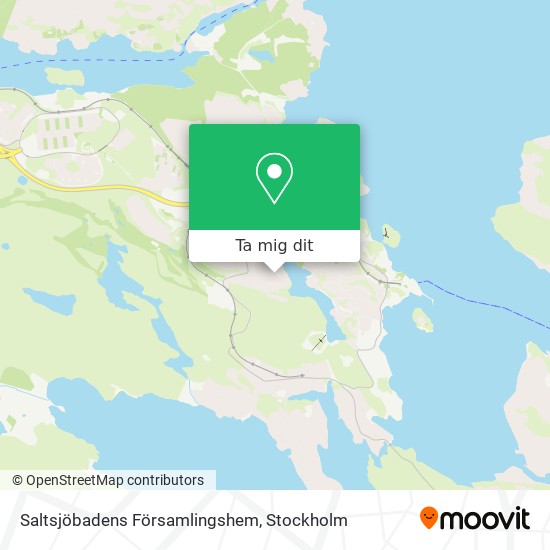 Saltsjöbadens Församlingshem karta