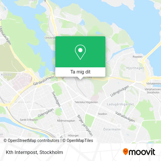 Kth Internpost karta