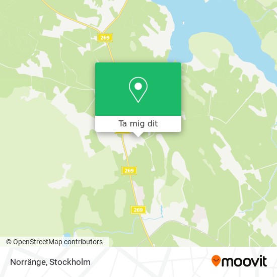 Norränge karta