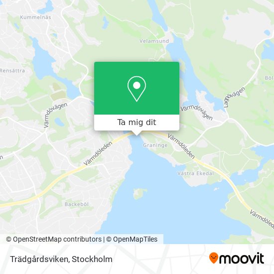 Trädgårdsviken karta